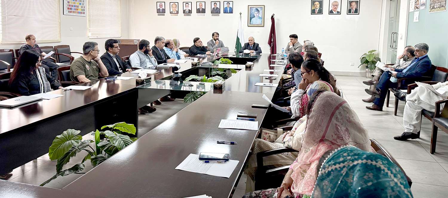 The 54th meeting of the Academic Council was held under the Chairmanship of Prof. Dr. Tanwir Khaliq Vice Chancellor