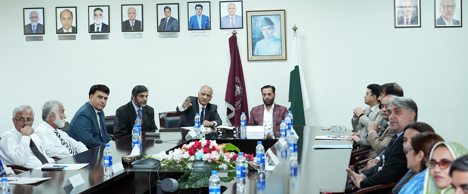 The Federal Minister for Health Syed Mustafa Kamal visited SZABMU Islamabad